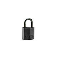 Brady Compact alu padlock 25MM KD BLACK 6PC