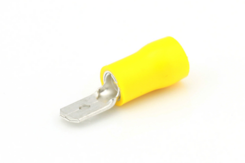 Conector plano Ripca 2,5-6,0 mm² amarelo 6,3 mm 100 peças