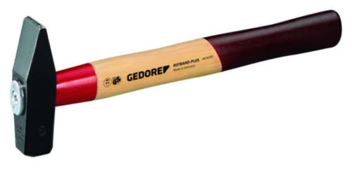 Gedore ROTBAND-PLUS 600 E-300 Marteau d'ingénieur manche en frêne 305mm 300g