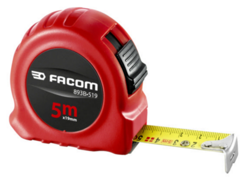 Facom Short tape ABS case 2 sides 5m/19mm