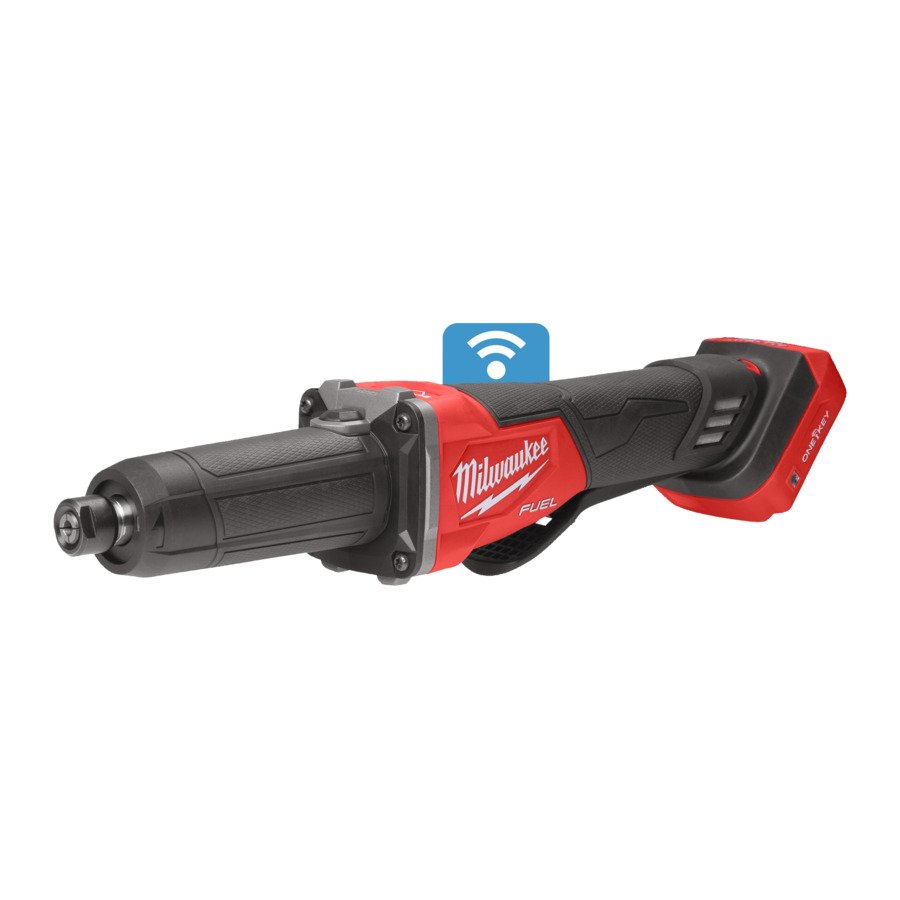 Milwaukee M18 FUEL™ ONE-KEY straight grinder with paddle switch
