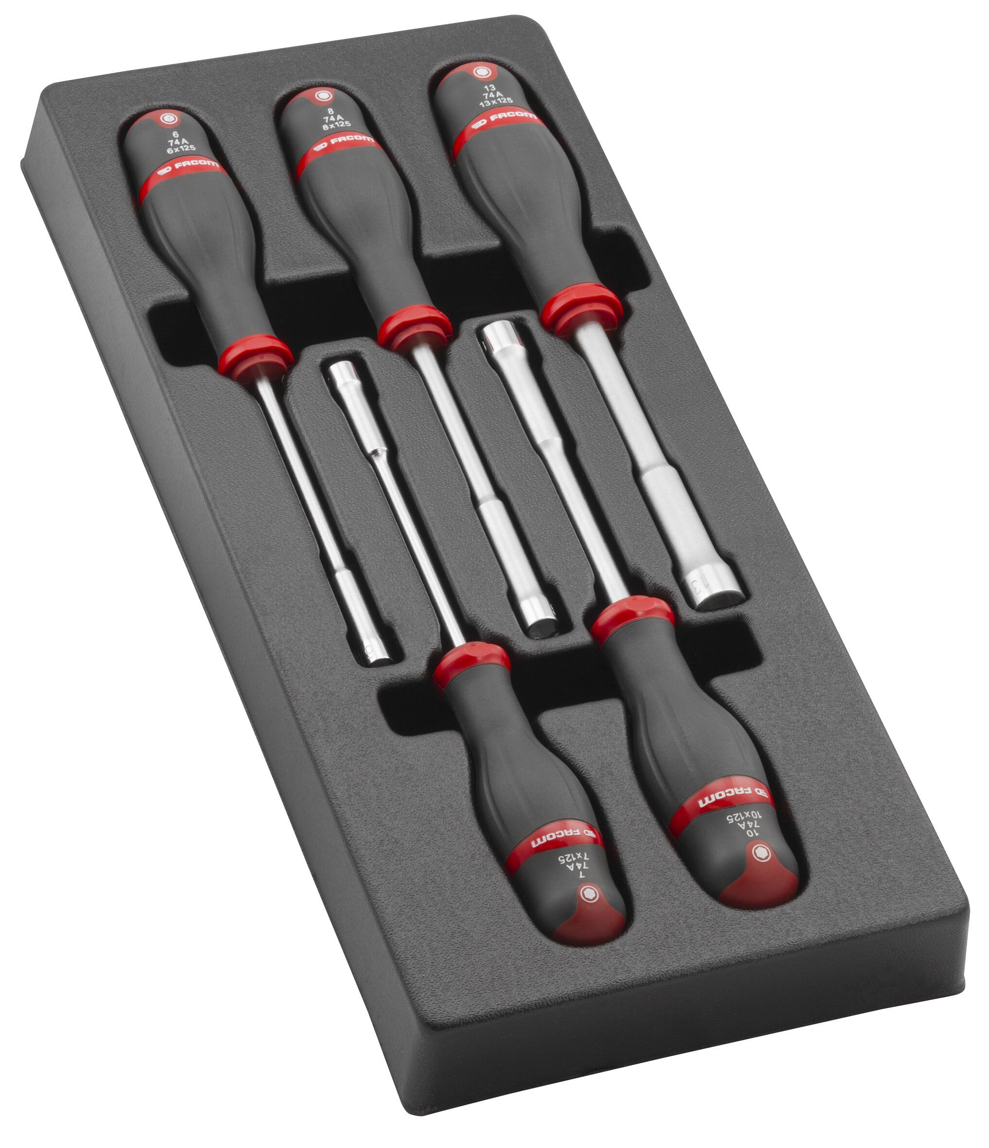 Facom Tool Tray for MOD.74AJ5 Pipe Wrench Set Plastic Black