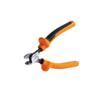 Cable shears KT 8 length 185 mm polished VDE head multi-component handles WEIDMÜLLER