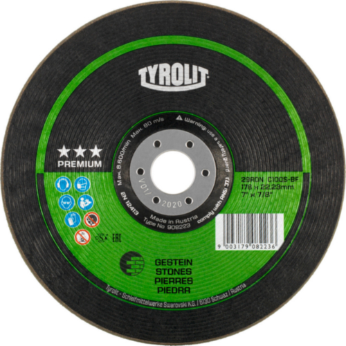 Tyrolit Disque à meuler 908220 178X22,2 C36