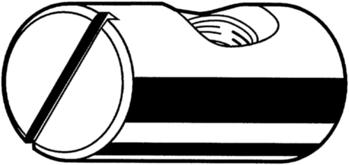 Křížový kolík s drážkou typ Q Ocel Pozinkované