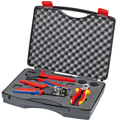 Valiză pentru scule Knipex în tăviță cu spumă 3 piese