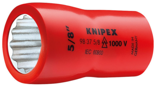 KNIP HEXAGON SOCKET WRENCHES, 9837 3/8 5/8"