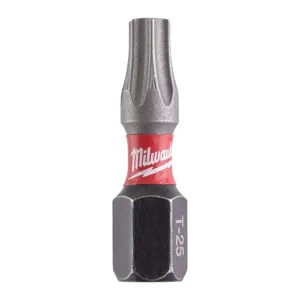 Milwaukee Sockwave Impact Duty Torx Screwdriver Bit TX25 1/4" Hex 25mm