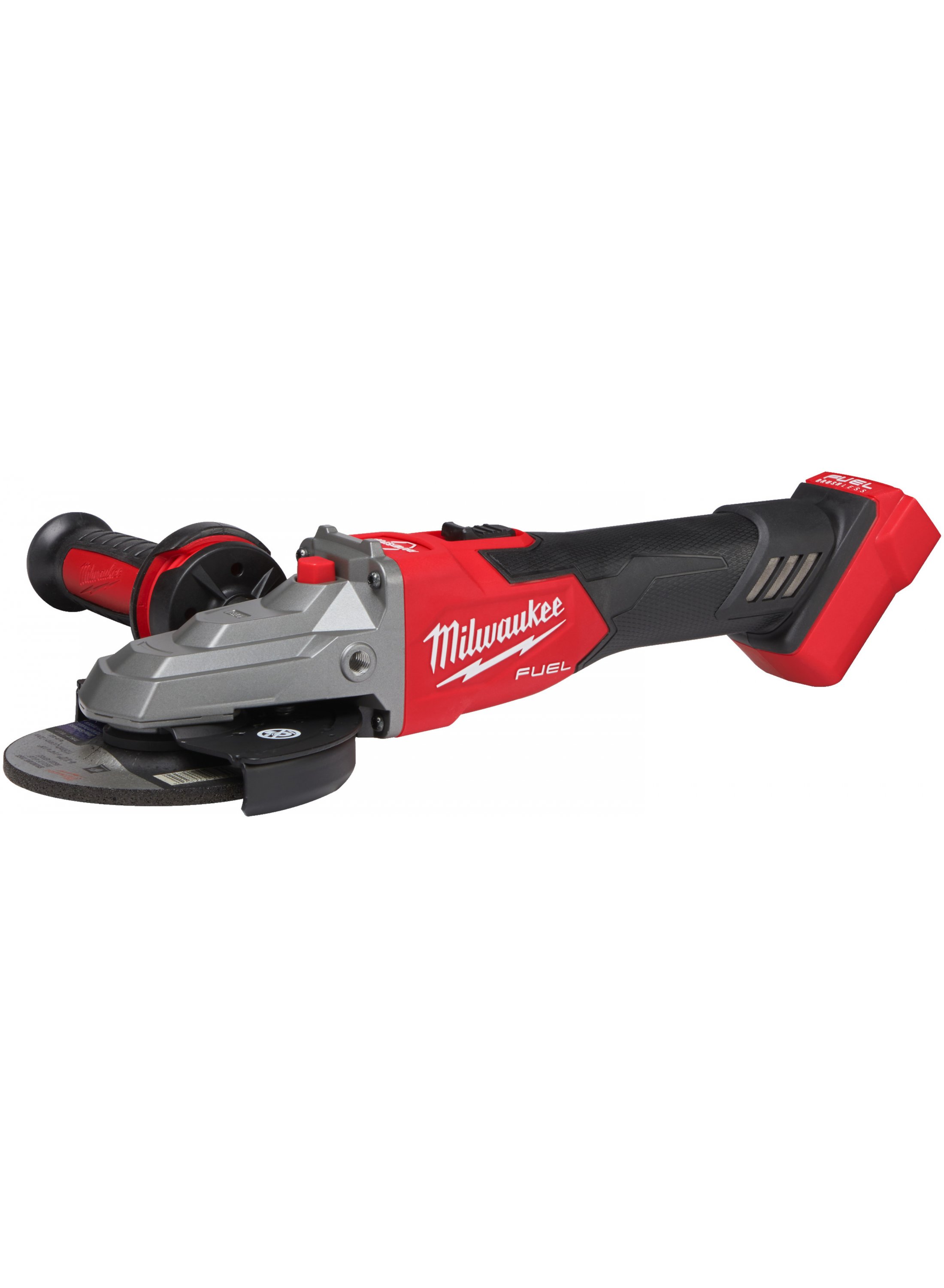 Milwaukee M18 FUEL™ Smerigliatrice angolare 125 mm, testa piatta, frenata, interruttore a slitta