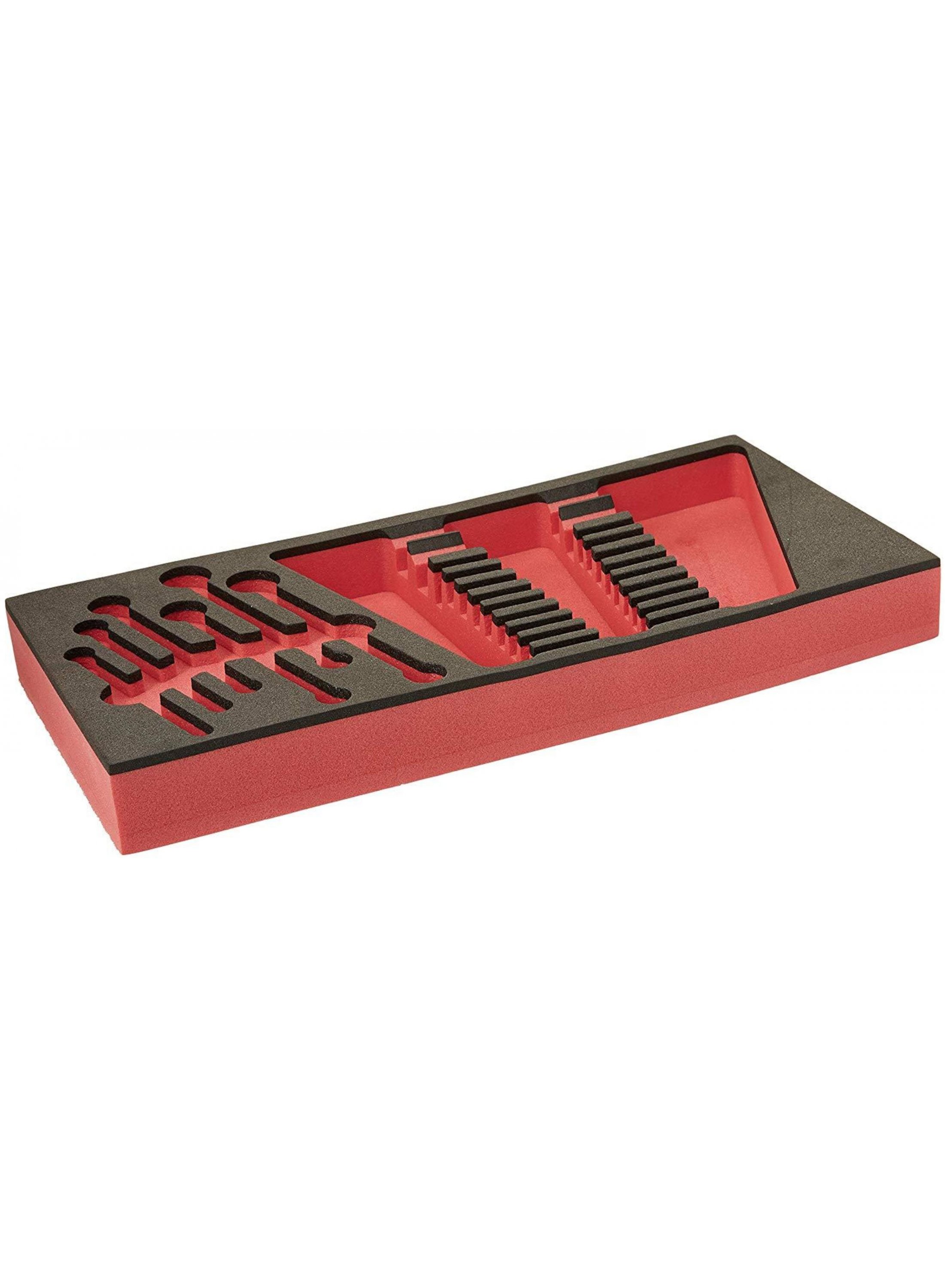 Facom Tool Tray for MODM.440-1 Combination Wrench Set Foam Black/Red 188 x 418 x 45mm