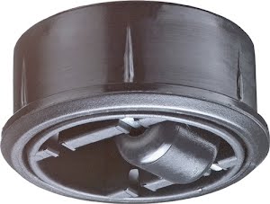 Plastic bell diameter 65 mm load-bearing cap. 50 kg press-in depth 18 mm BS ROLLEN