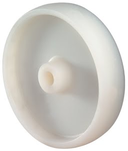 Roue de rechange D. de la roue 125 mm cap. charge 300 kg plastique blanc D. BS ROLLEN