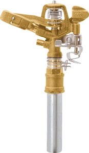 Circle and sector sprinkler V60S dm 32 m G3/4 inch ET brass with pointed tips GEKA