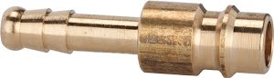 Insertion nozzle bright brass plug DN 7.2 LW 9 PROMAT