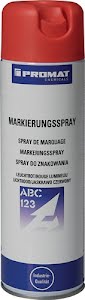 Promat Marking spray fluorescent red 500 ml spray can CHEMICALS