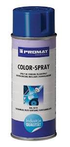 Promat Bombe de couleur bleu gentiane éclat brillant RAL 5010 400 ml bombe aérosol