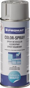 Promat Bombe de couleur gris clair mat satiné RAL 7035 400 ml bombe aérosol CHEM