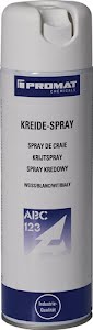 Promat Spray à craie blanc 500 ml bombe aérosol CHEMICALS