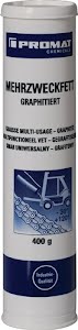 Promat Multi-purpose grease with graphite 400 g black cartridge CHEMICALS