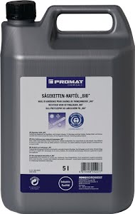 Promat Huile à chaîne de tronçonneuse BIO 52 mm²/s (à 40 degr. C) 5 l bidon CHEM