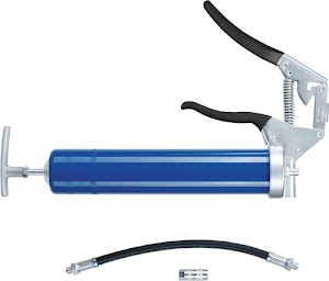 Single-handed grease gun for 400 g cartridges/loose grease 500 cm³ PRESSOL