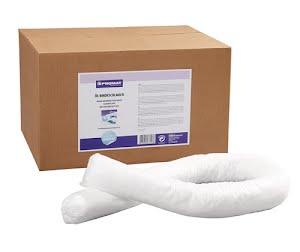 Promat Boudin absorbant d'hydrocarbures longueur 120 cm diamètre 8 cm 10ièces carton