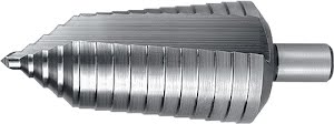 Step drill drilling range 6–40 mm HSS spiral-grooved no. of cutters 2 no. of ste