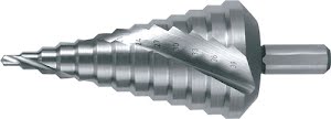 Step drill drilling range 4–39 mm HSS-Co5 spiral-slotted no. of cutters 2 no. of