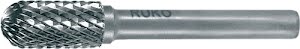 Milling pin WRC dm 10 mm head length 20 mm shank dm 6 mm carbide, bright serrati