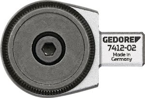 Reversible ratchet adapter 7412-02 1/2 inch 9 x 12 mm CV steel GEDORE