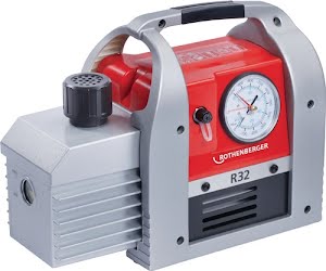 Vacuum pump ROAIRVAC R32 6.0 deliv. rate 170 l/min 17.3 kg 220–240 V ROTHENBERGER