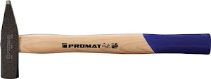 Marteau rivoir 100 g longueur du manche 260 mm Hickory PROMAT