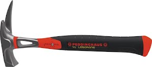 Roofing hammer nanovib® head weight 850 g with magnet roughened PEDDINGHAUS