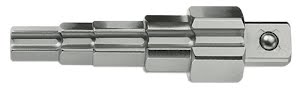 Gas step wrench 3/8-1/2-3/4-1 inch hardened and nickel-plated ROTHENBERGER