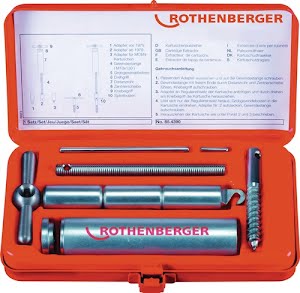 Cartridge extractor set 9-part ROTHENBERGER