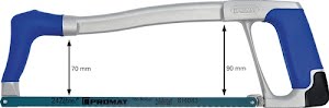 Metal saw frame blade L 300 mm 24 teeth/inch D comfort handle, die cast alu. PRO