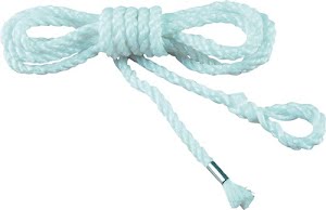 Corde d'échafaudage longueur 3,0 m, D. 9 mm polypropylène blanc BRAUN