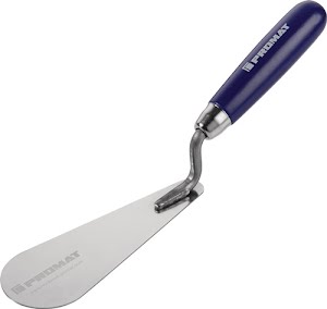 Promatointing trowel length 160 mm with beech handle stainless steel