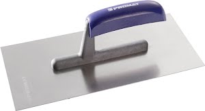 Promat Smoothing trowel length 280 mm width 130 mm stainless, with beech handle stainle