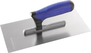 Promatlatoir longueur 280 mm largeur 130 mm inox., avec manche enlastique acier ino