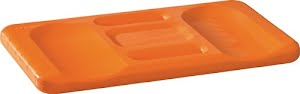 Kneepad L 440 x W 240 x T 30 approx. mm orange