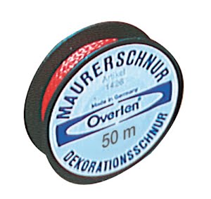 Tegelzetterselastiek 50 m 10 kg rood OVERMANN