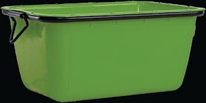 Ready-mixed mortar container 200 l green