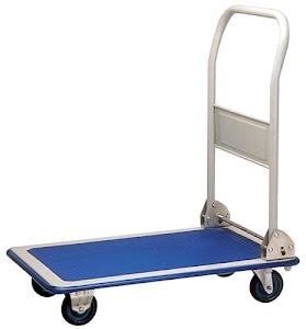 Platform trolley platforms L 720 x W 470 mm steel pipe light grey load-bearing c