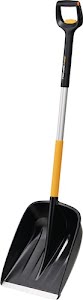 Snow shovel X-series telescopic black plastic/aluminium blade FISKARS