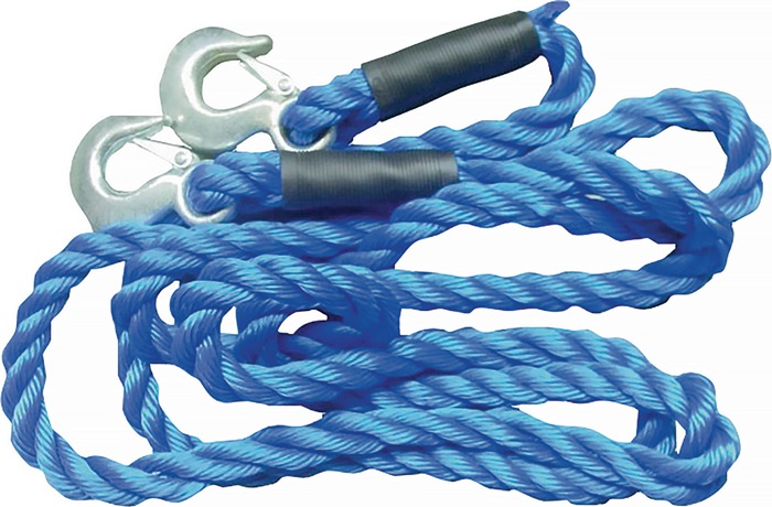 Car tow rope 4000 kg polypropylene heavy-duty hook/hook length 400 cm dm 20 mm