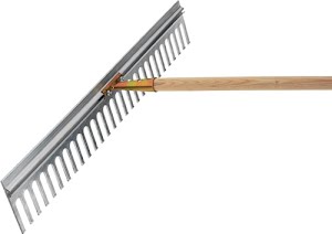 Aluminium rake working width 750 mm tine length 80 mm FLORA