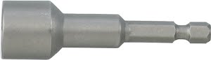 Socket bit with hex drive width across flats 9.4 mm length 60 mm with magnet PRO