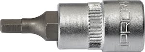 Dopsleutelbit 1/4 inch 6-kant sleutelwijdte 8 mm lengte 32 mm PROMAT