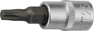 Socket bit 1/4 inch TX T25 length 32 mm PROMAT